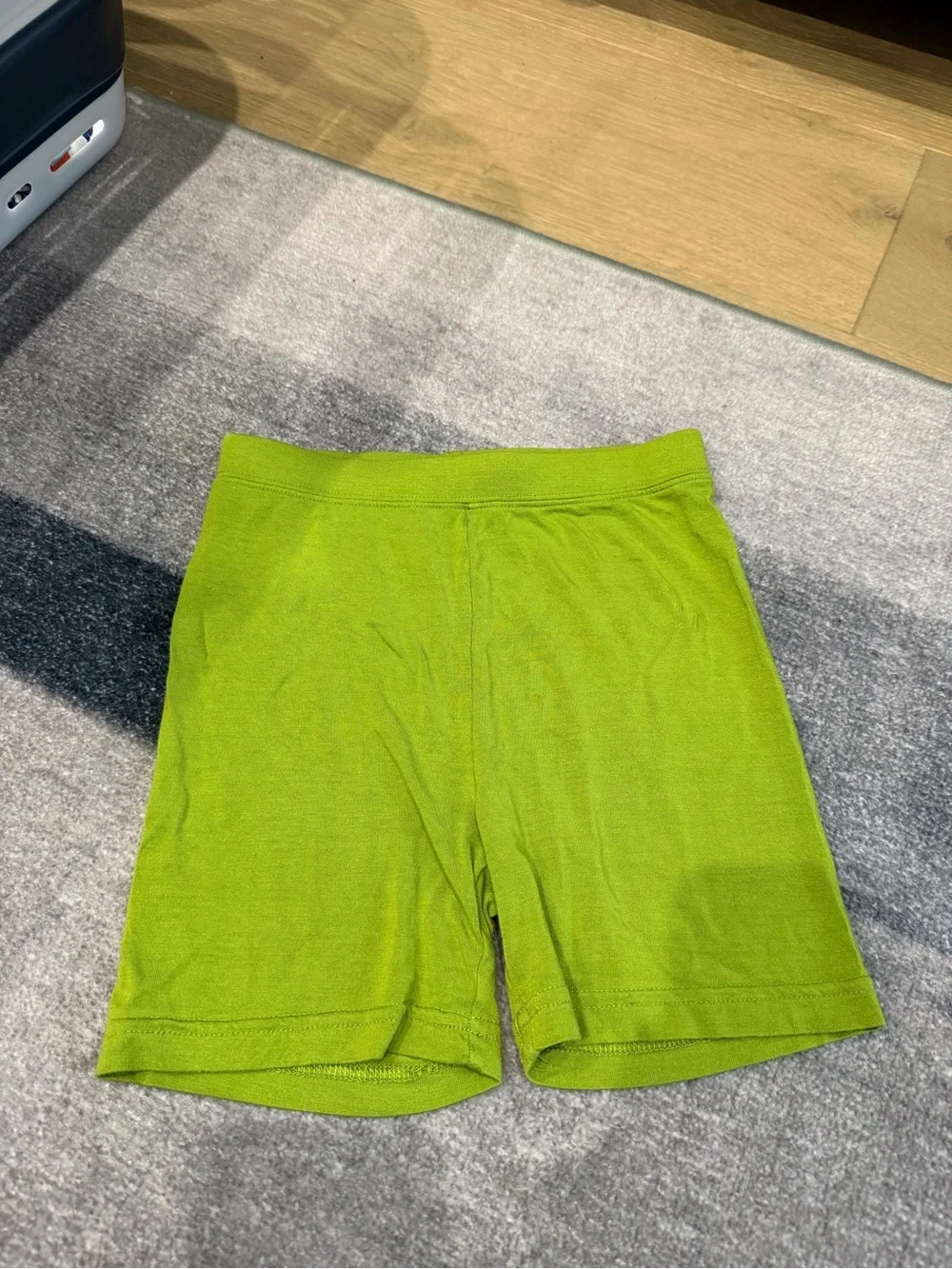 Little Sleepies Short Sleeve Pajama Set in Lime Green 4T